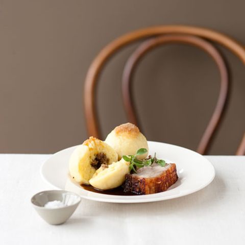 Gefüllte Zitronen-Kartoffelknödel