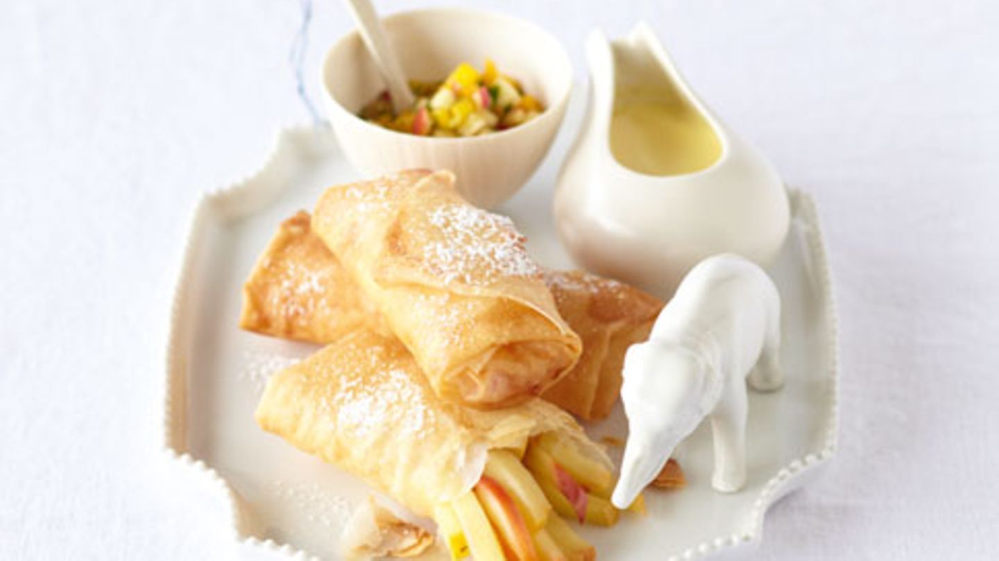 Asiatische Apfelrollen Rezept
