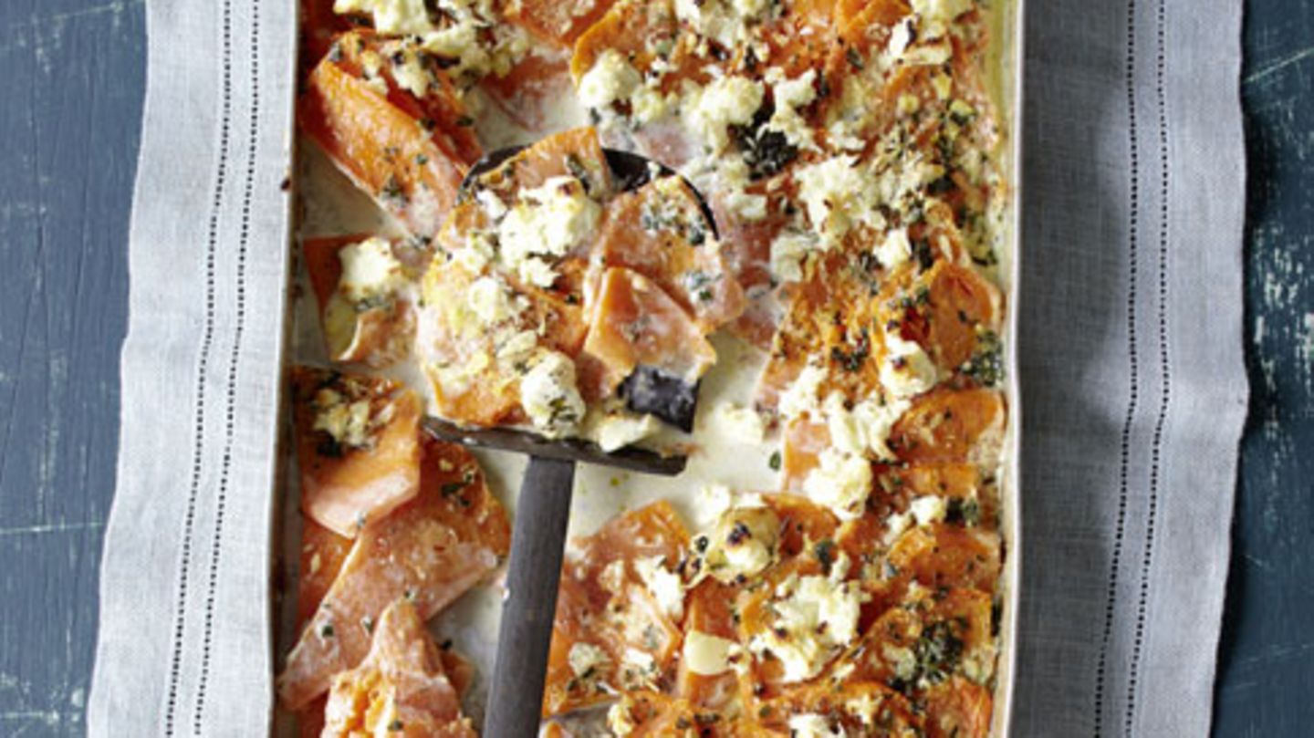 Kürbis-Gratin Rezept