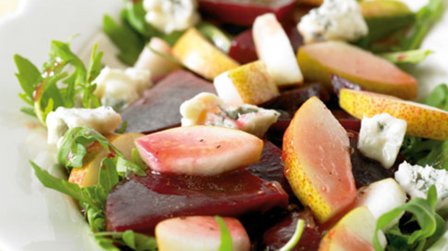 Rote-Bete-Birnen-Salat Rezept
