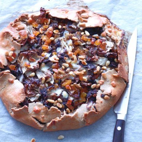 Kastanien-Radicchio-Kuchen
