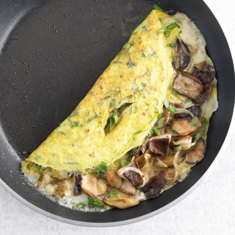 Käse-Pilz-Omelette