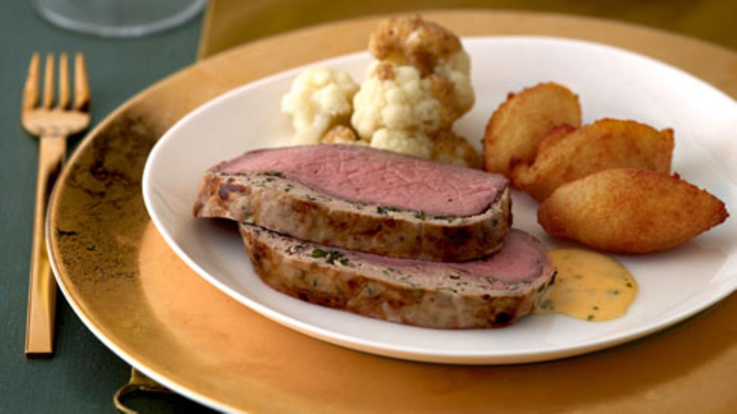 Roastbeef mit Trüffelfarce Rezept