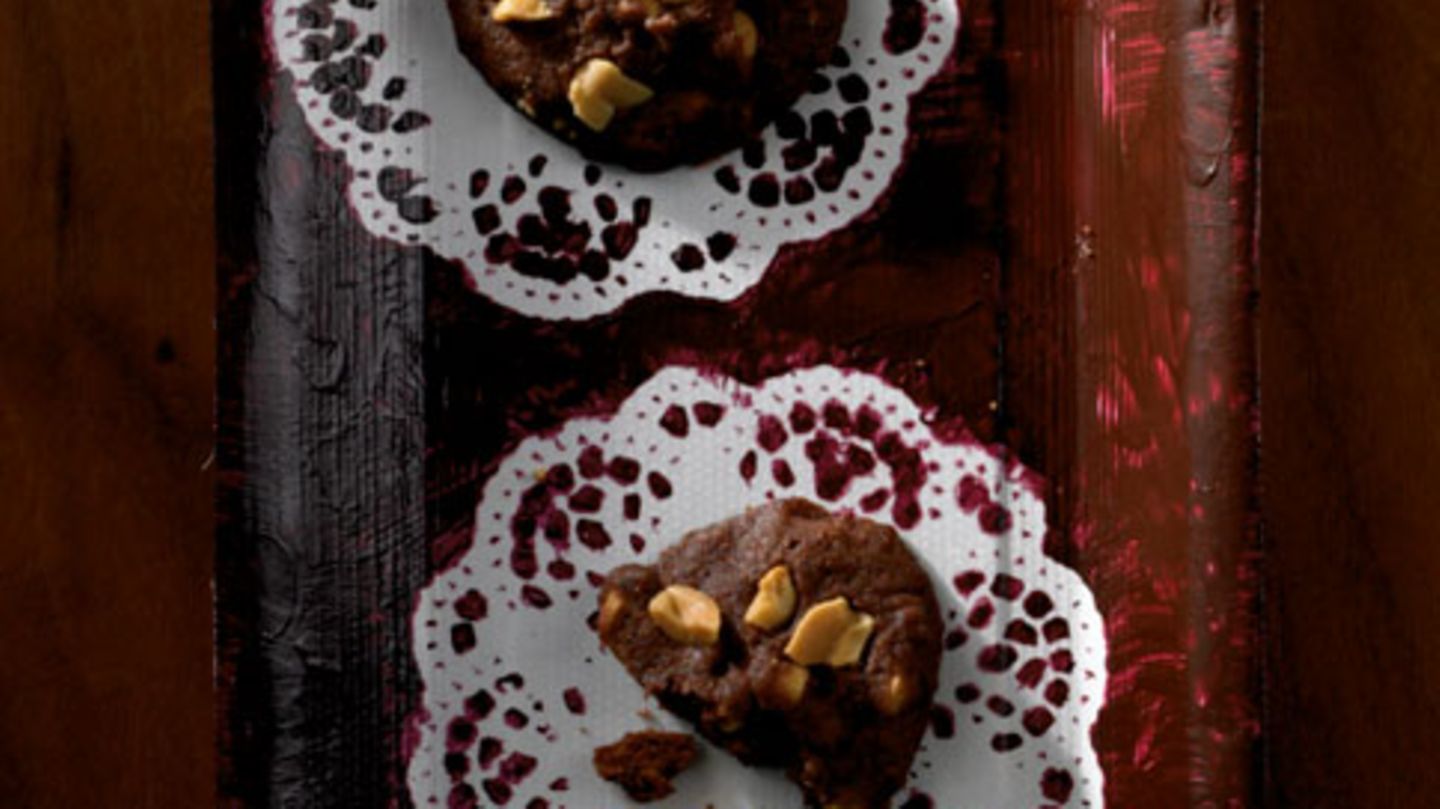 Kakao-Erdnuss-Cookies Rezept