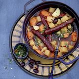 Steckrübeneintopf mit Merguez