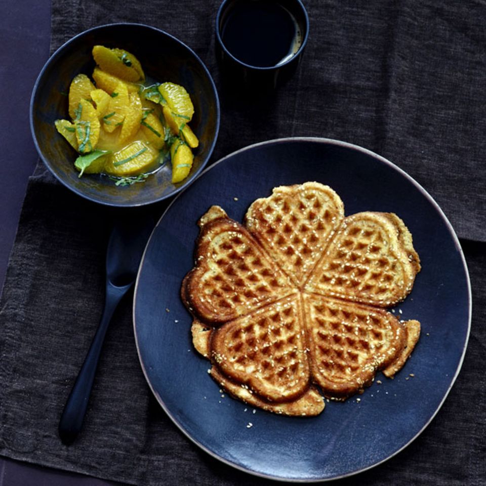 Sesamwaffeln