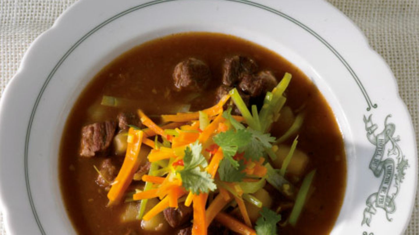Asiatische Gulaschsuppe Rezept