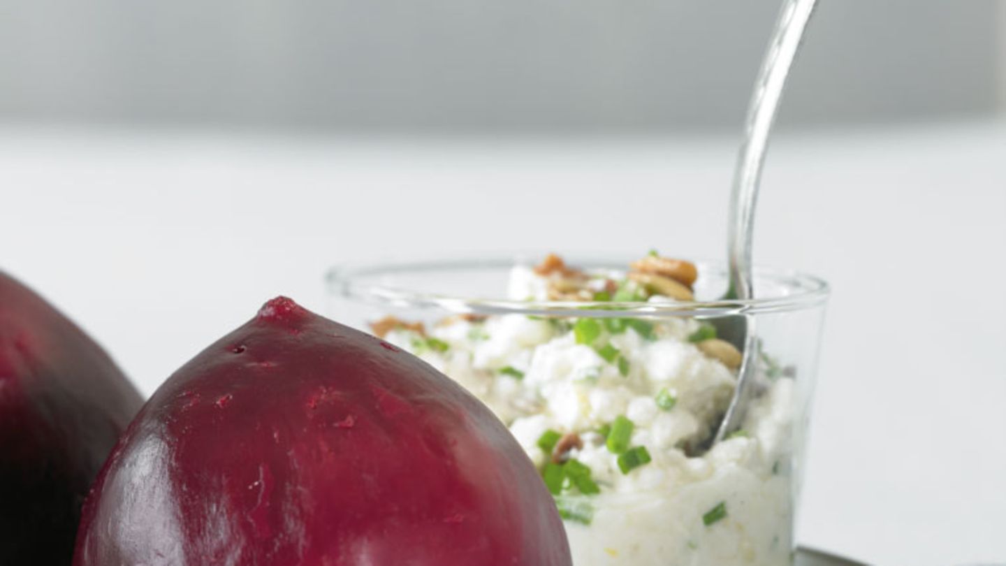 Rote Bete mit Frischkäse Rezept