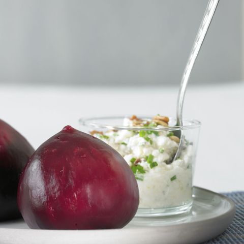Rote Bete mit Frischkäse