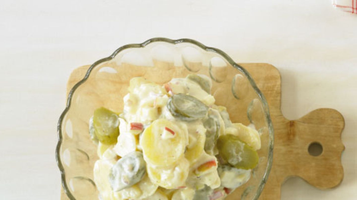 Kartoffelsalat mit Gewürzgurken Rezept