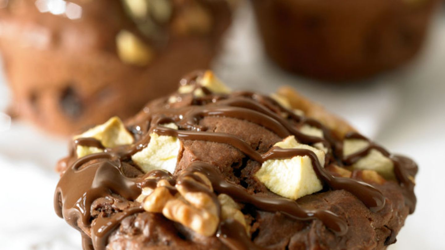 Schoko-Apfel-Muffins Rezept - [ESSEN UND TRINKEN]