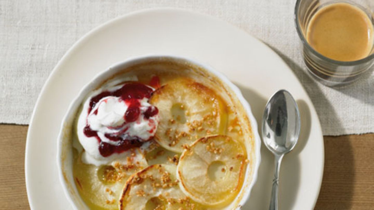 Gebackene Apfelscheiben Rezept - [ESSEN UND TRINKEN]