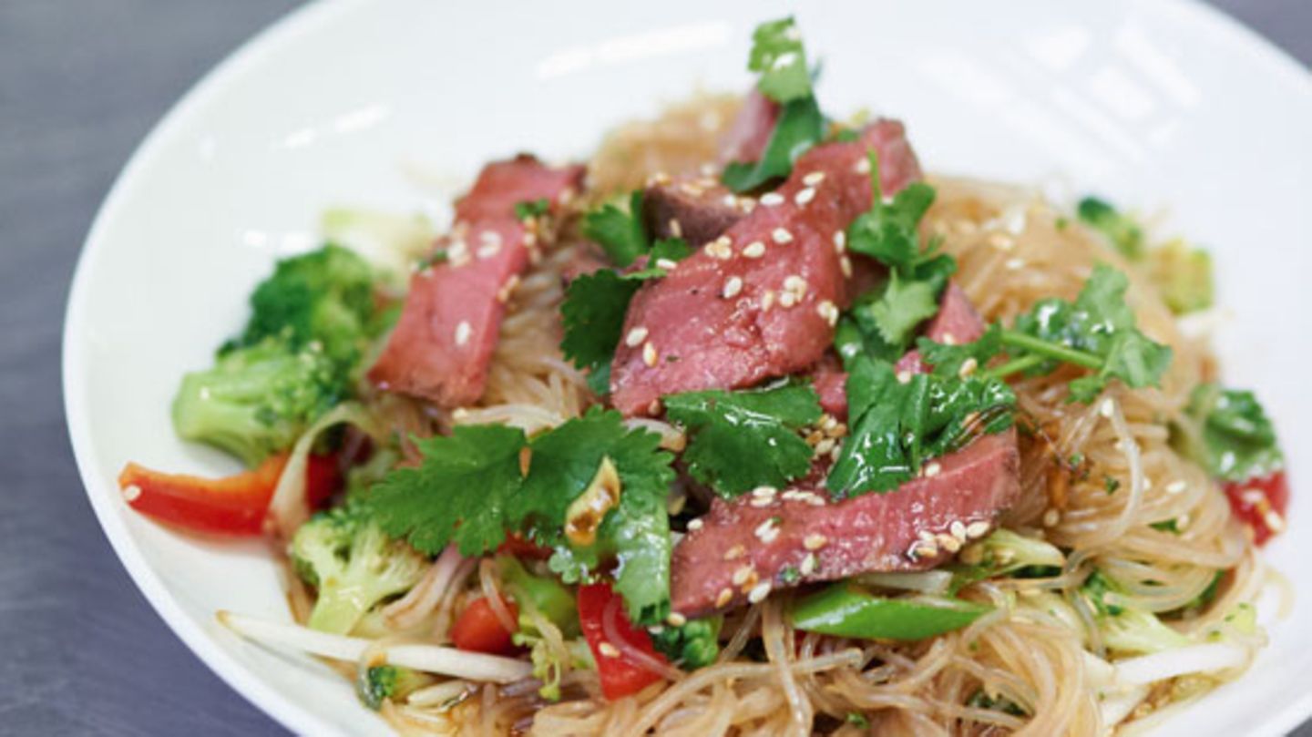 Asia-Roastbeef-Salat Rezept