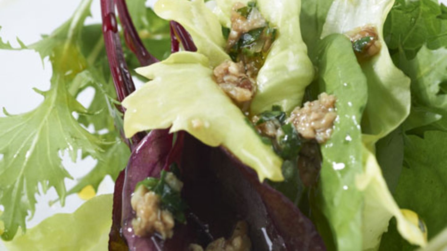 Sherry-Vinaigrette mit getrockneten Steinpilzen Rezept