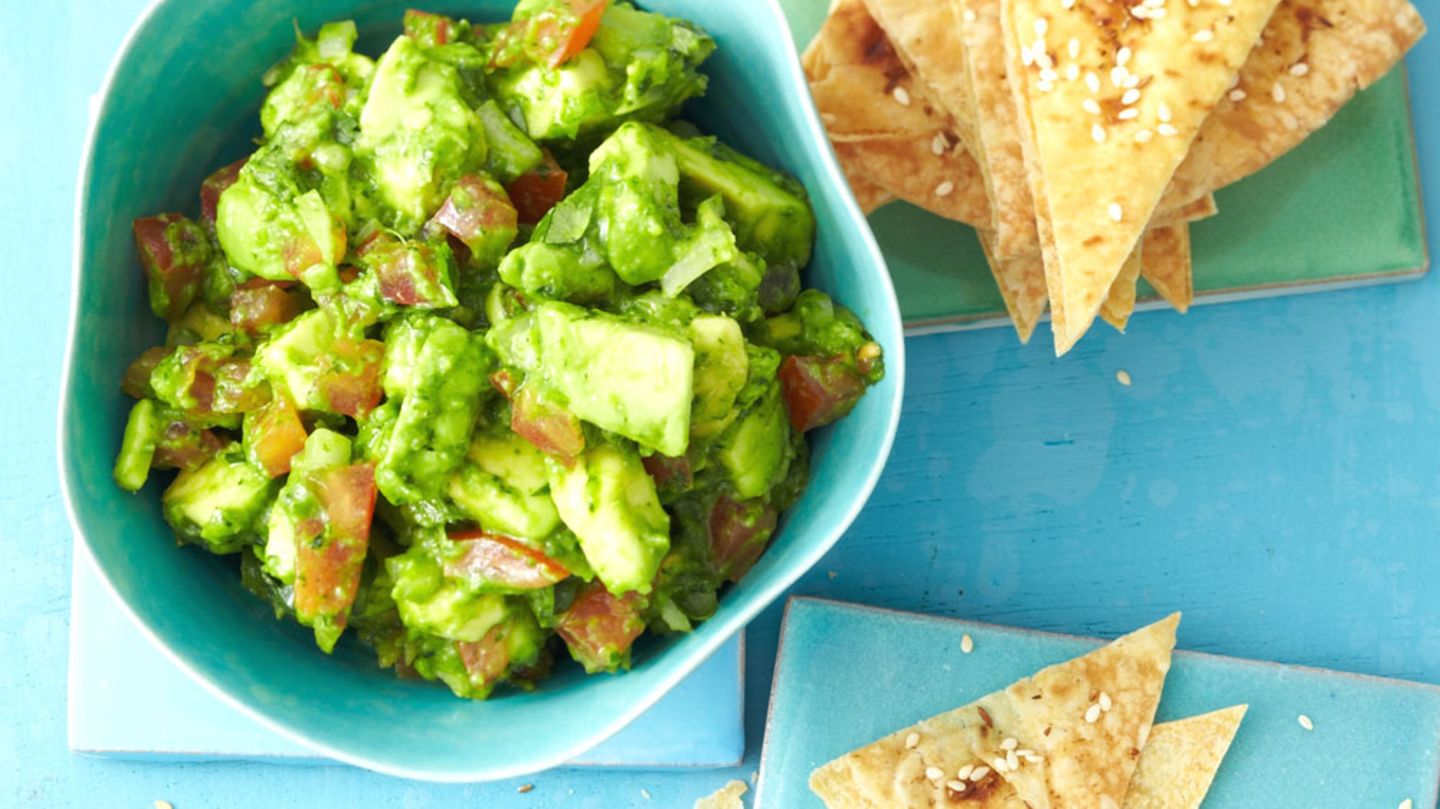 Guacamole mit Tortillachips Rezept