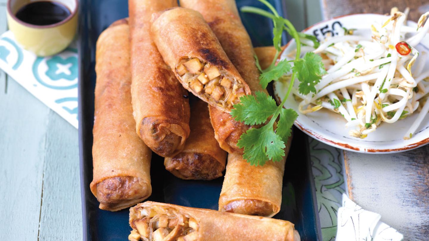 Räuchertofu-Frühlingsrollen Rezept