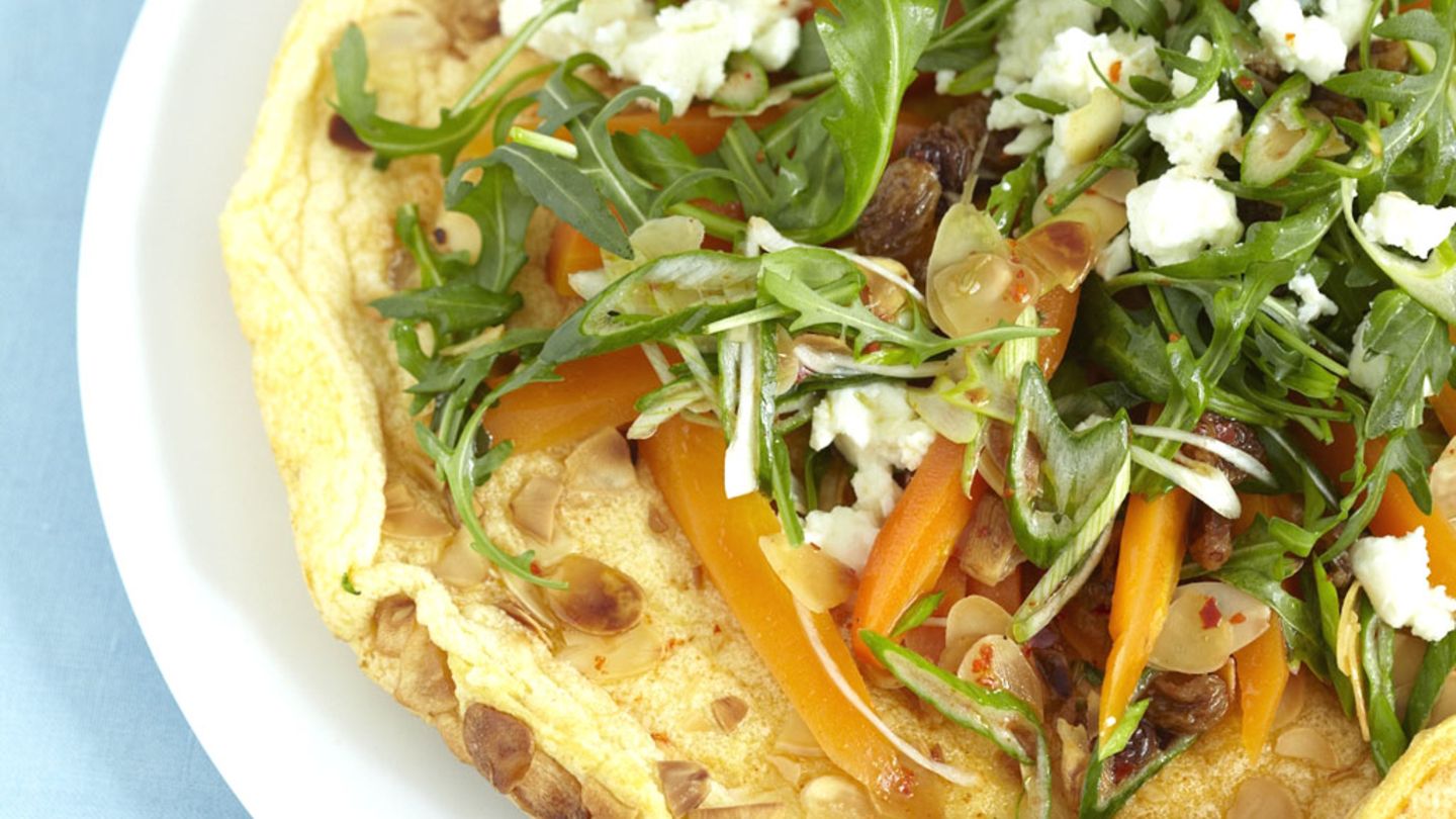 Omelette mit marinierten Möhren Rezept - [ESSEN UND TRINKEN]