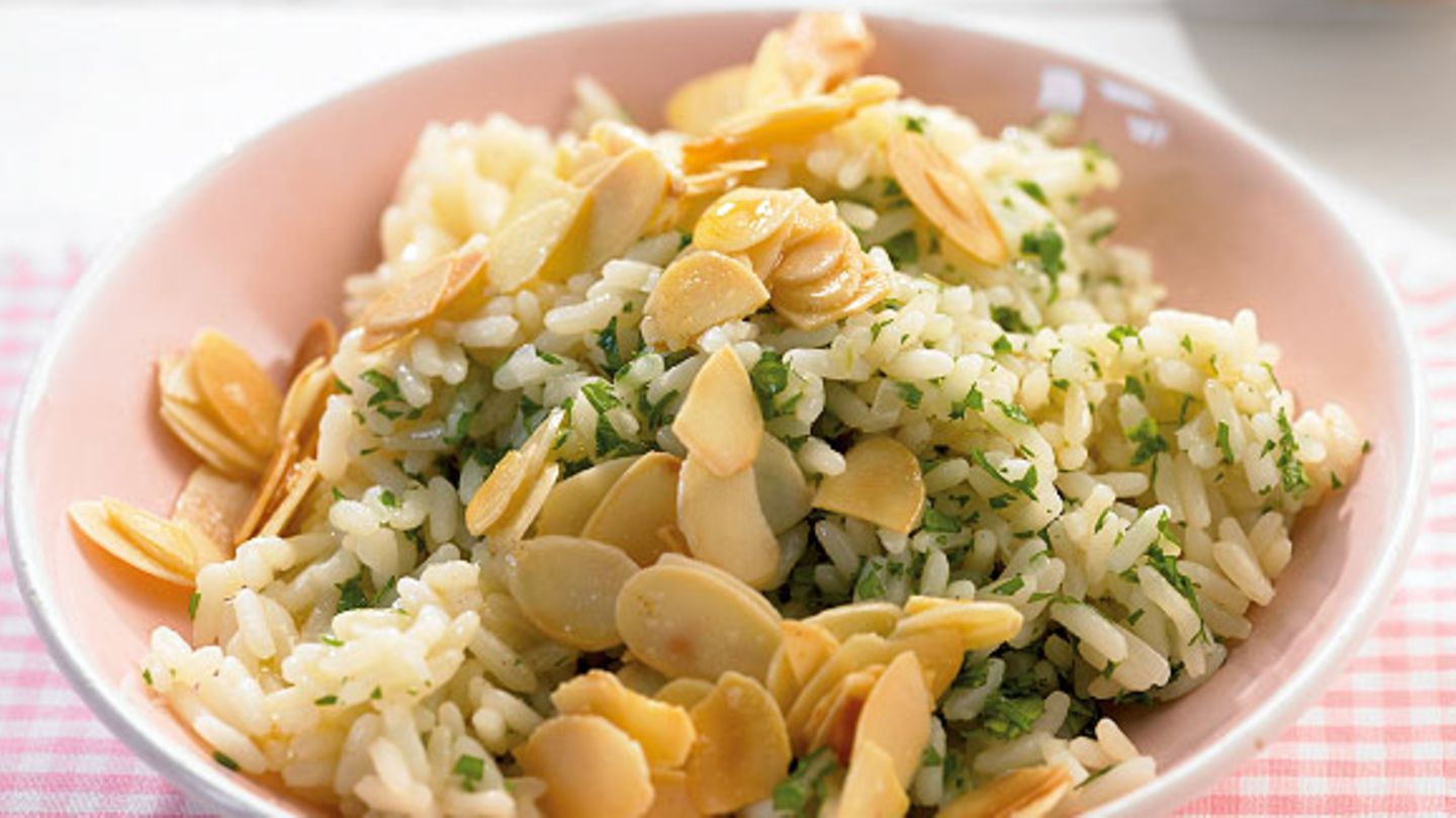 Mandel-Petersilien-Reis Rezept