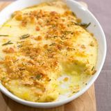 Überbackene Polenta