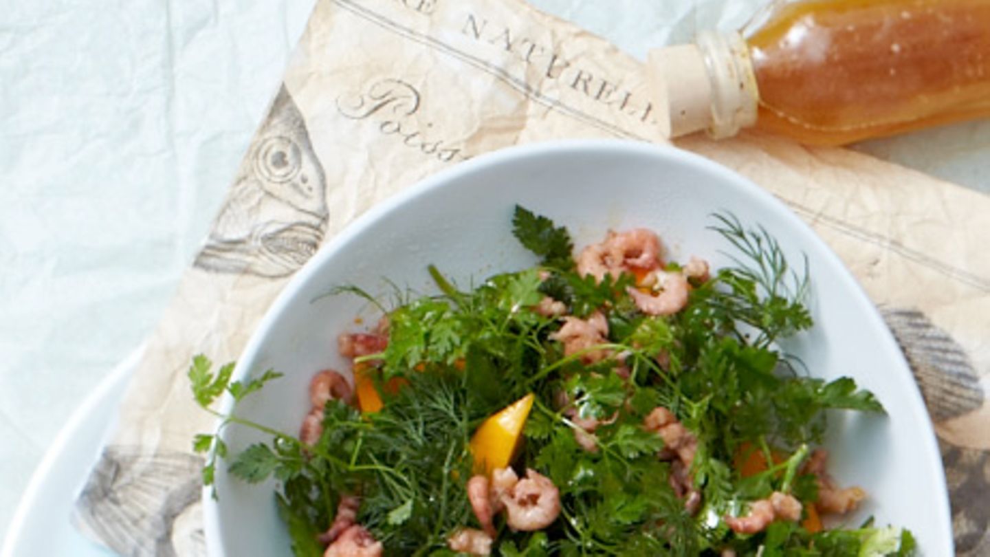 Krabbensalat mit Limettendressing Rezept - [ESSEN UND TRINKEN]