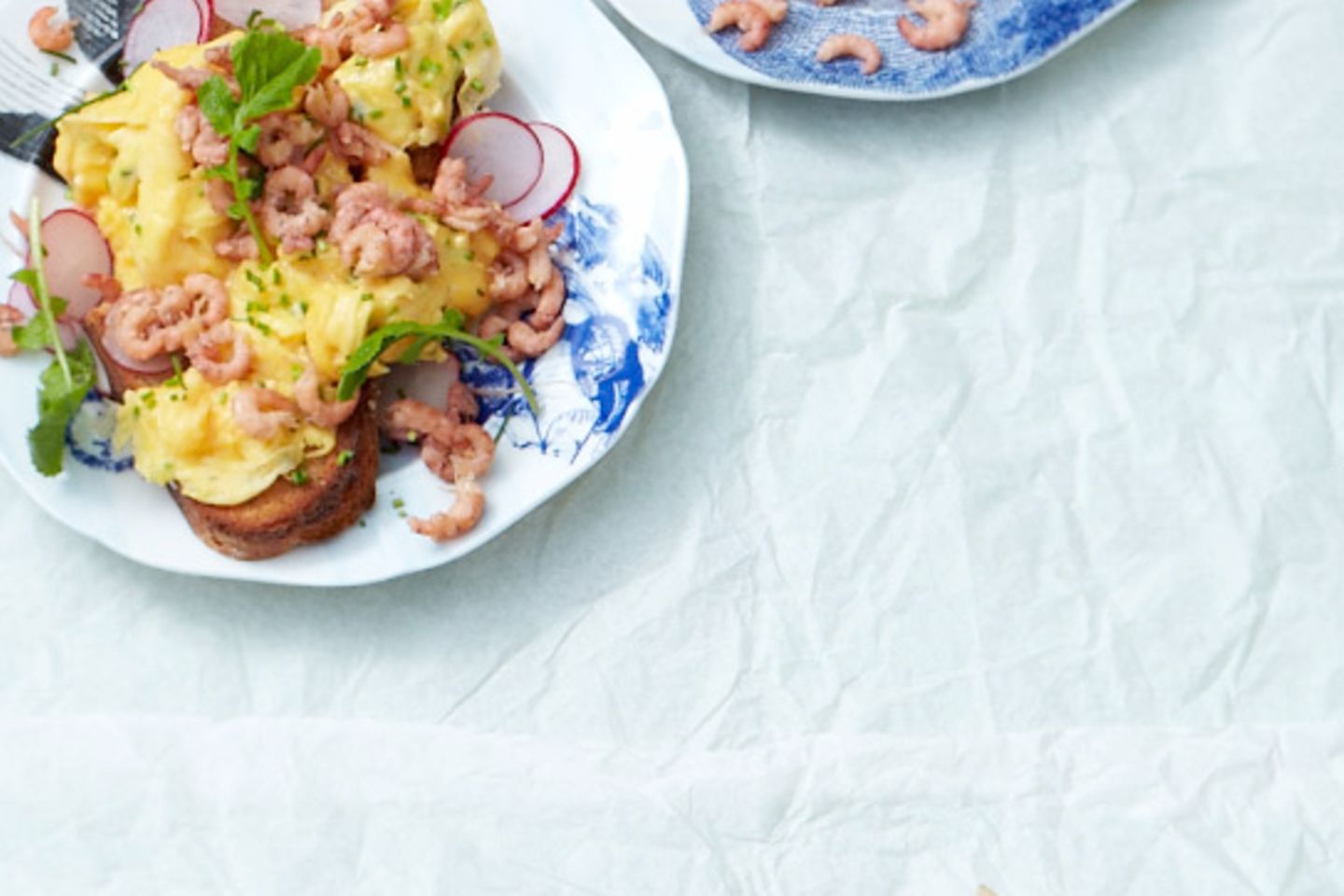 Krabben Mit Ruhrei Und Radieschen Rezept Essen Trinken 