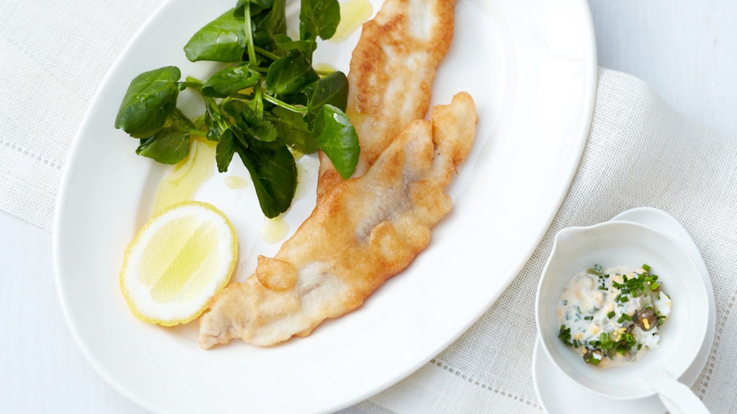 Felchen im Bierteig mit Sauce tartare Rezept