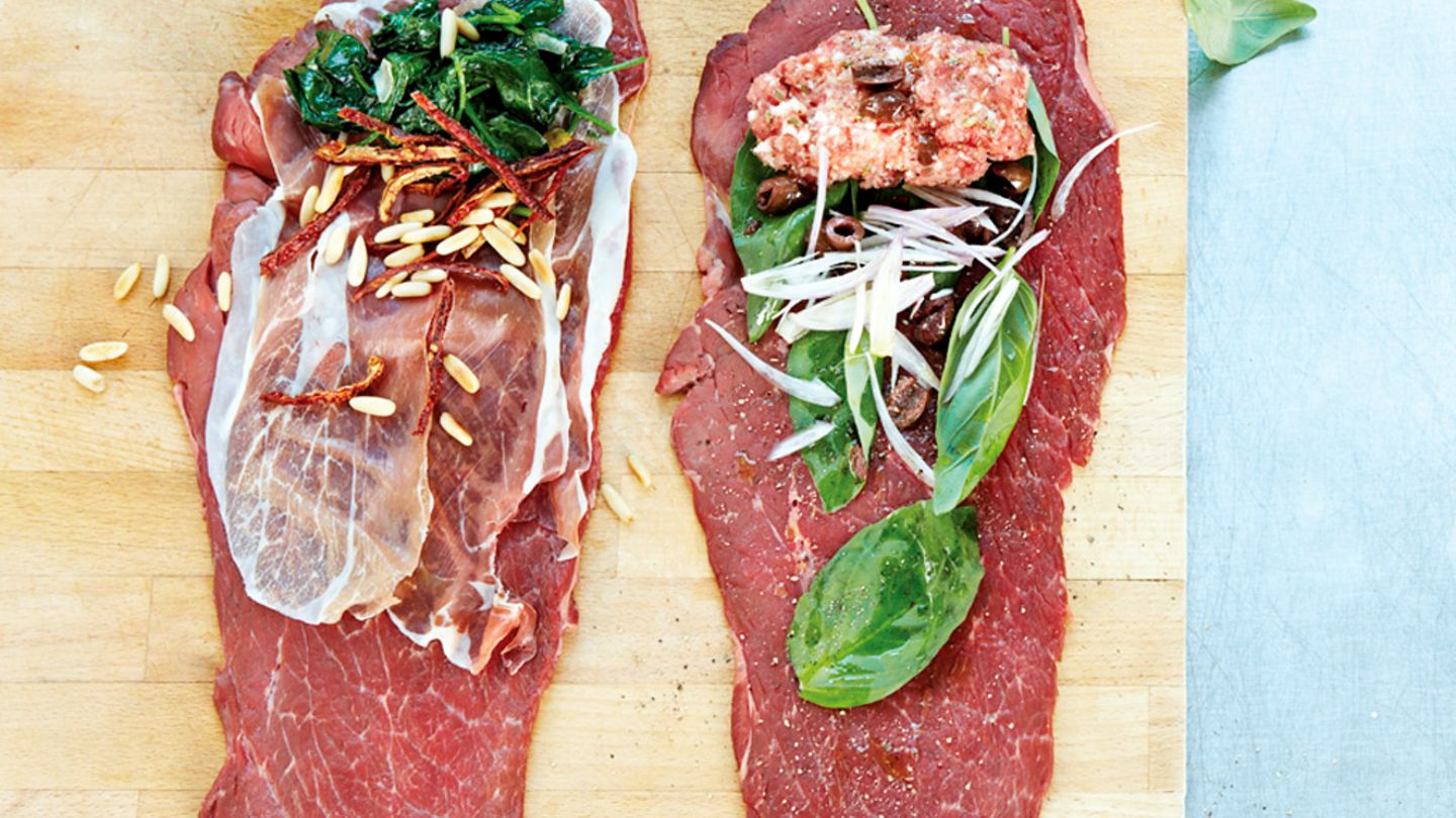 Roulade mit Spinat und Parmaschinken Rezept