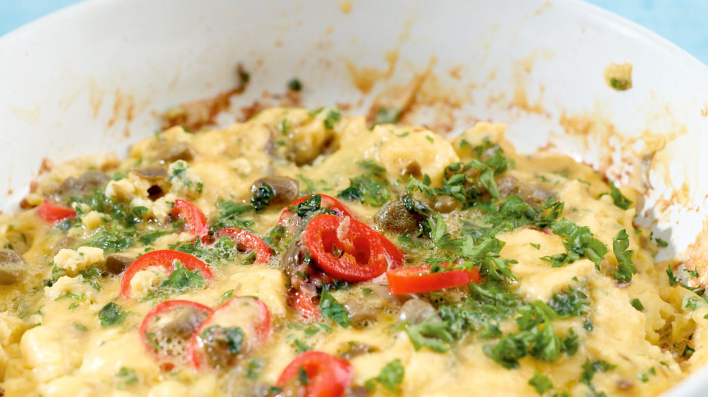 Mediterranes Rührei Rezept