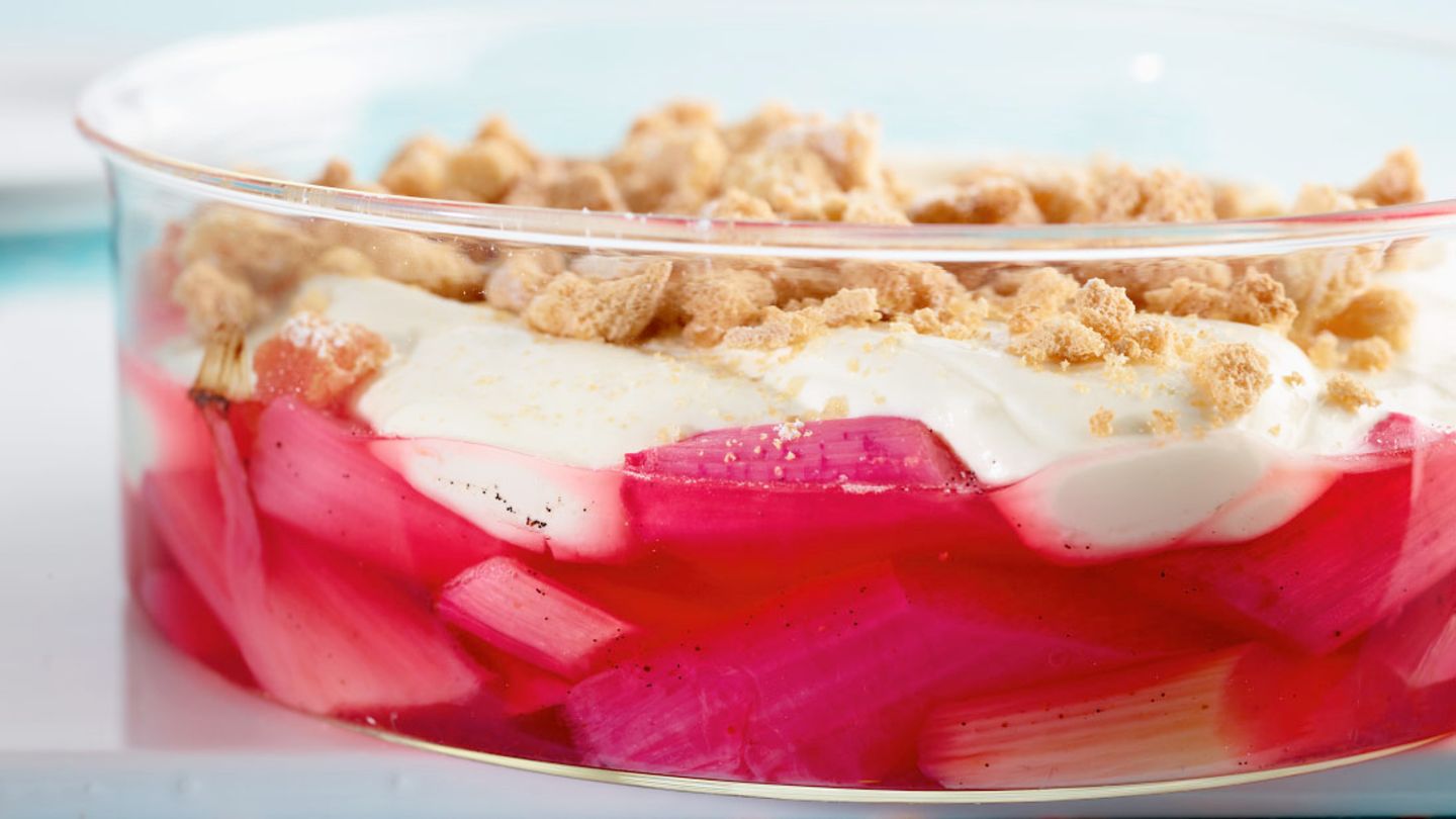 Rhabarber-Tiramisu Rezept