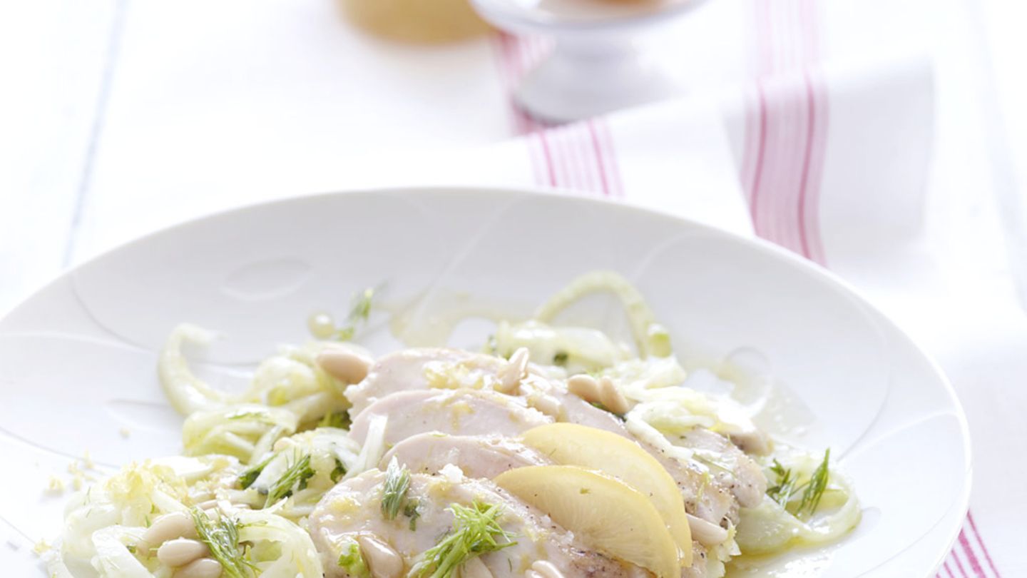 Zitronen-Hähnchen-Salat Rezept