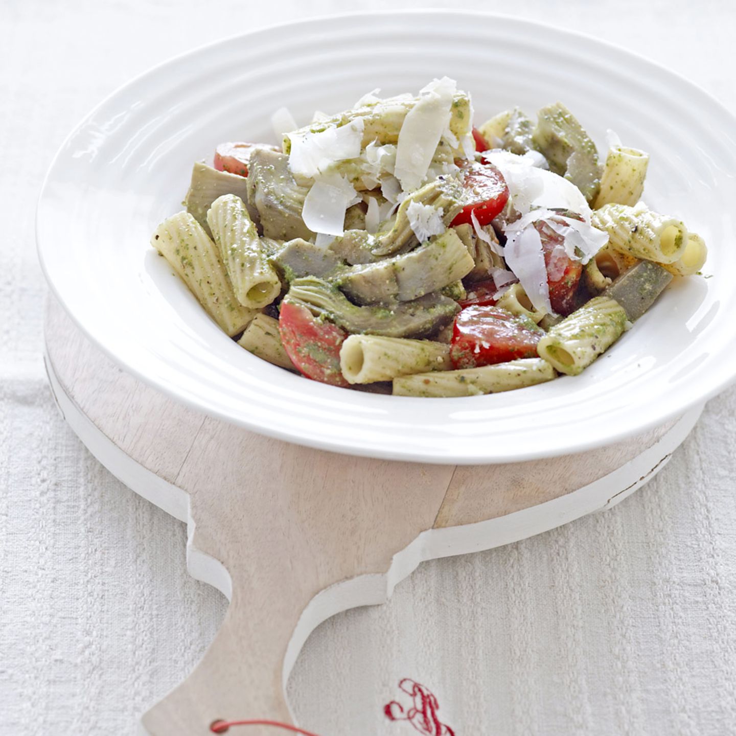 Nudelsalat mit Pesto