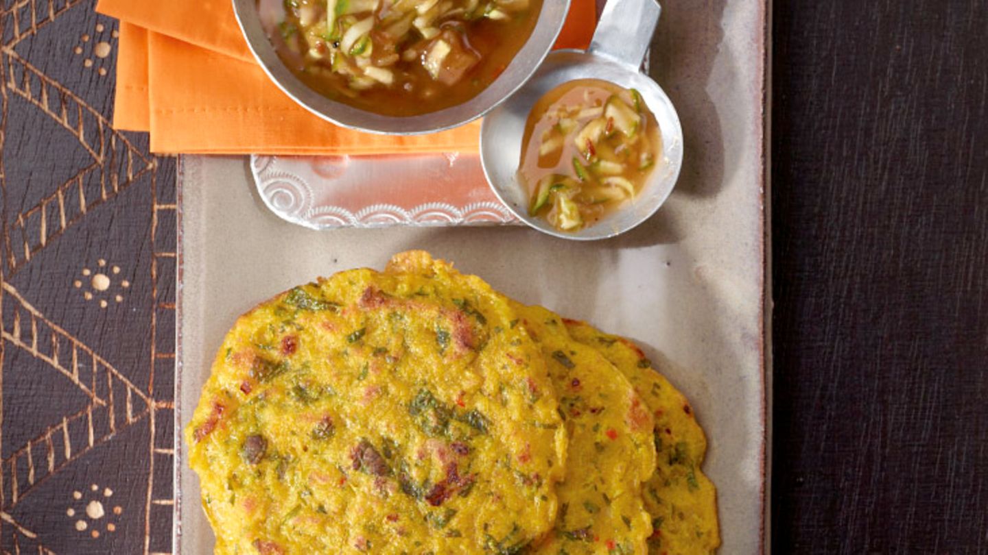 Kurkuma-Pfannkuchen Rezept