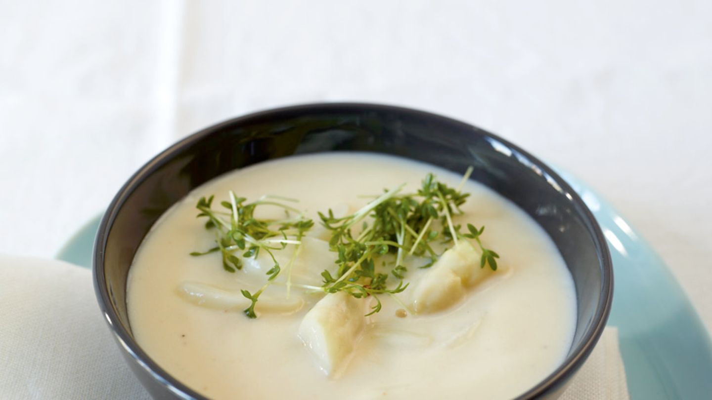Samtige Spargelsuppe Rezept