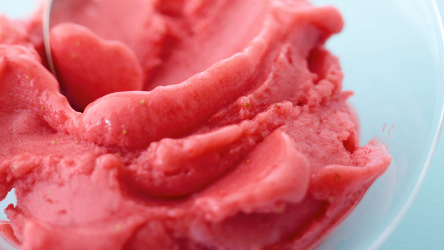 Erdbeersorbet – einfach selber machen
