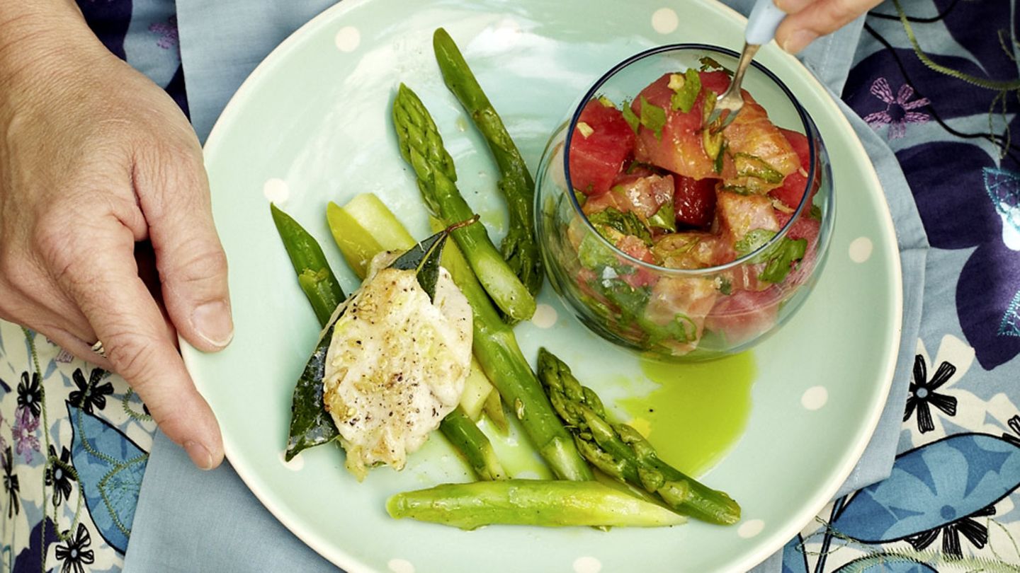 Lachs-Melonen-Cocktail Rezept