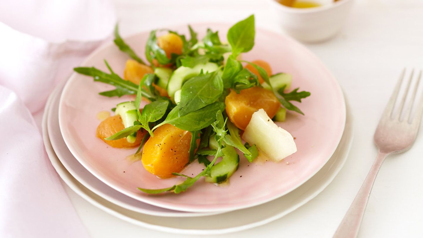 Aprikosensalat Rezept