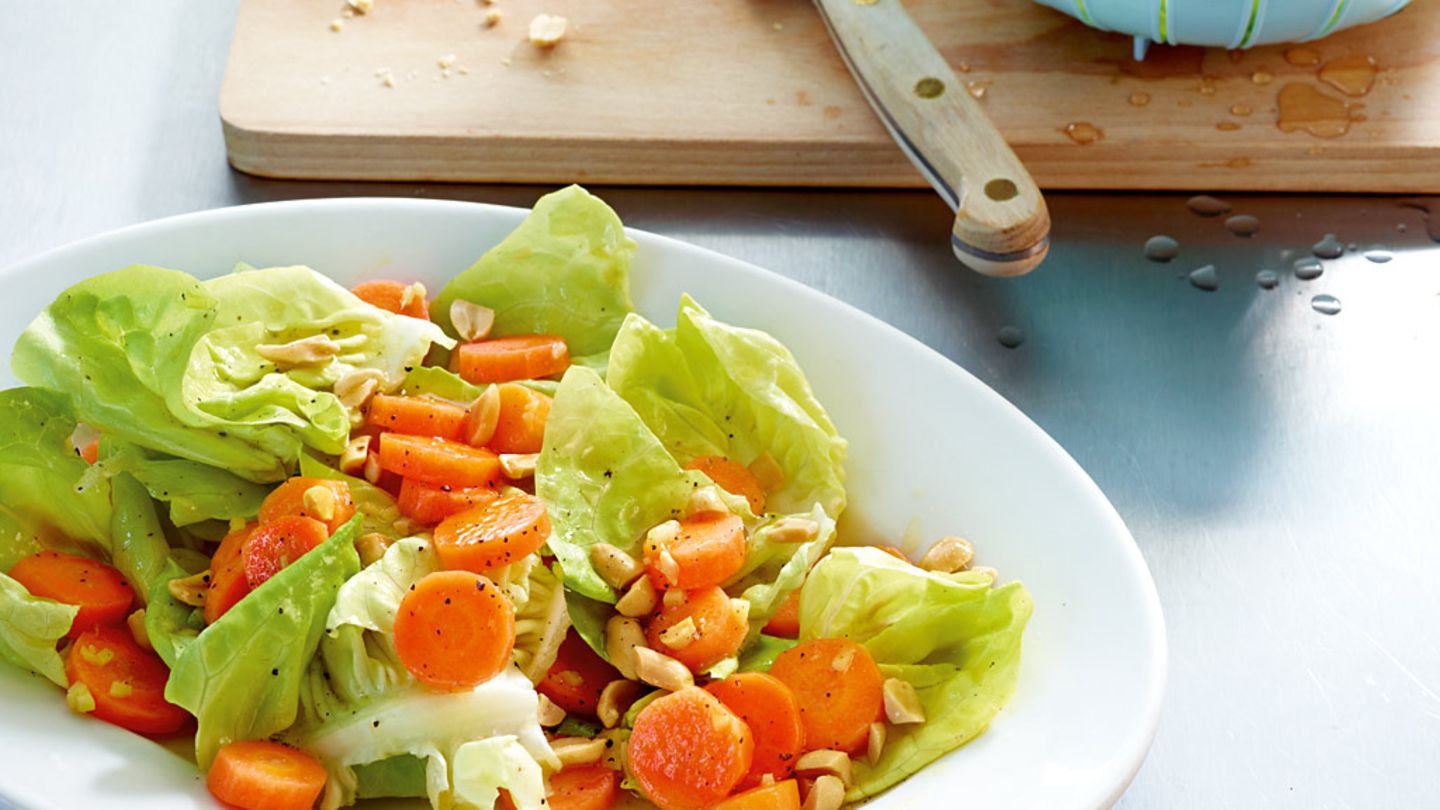 Salat mit Ingwermöhren Rezept