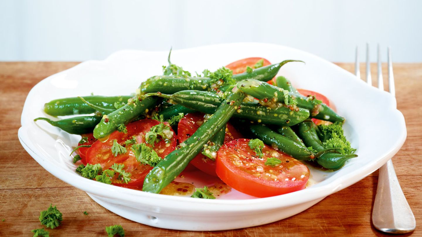 Tomaten Bohnen Salat Rezept Essen Und Trinken