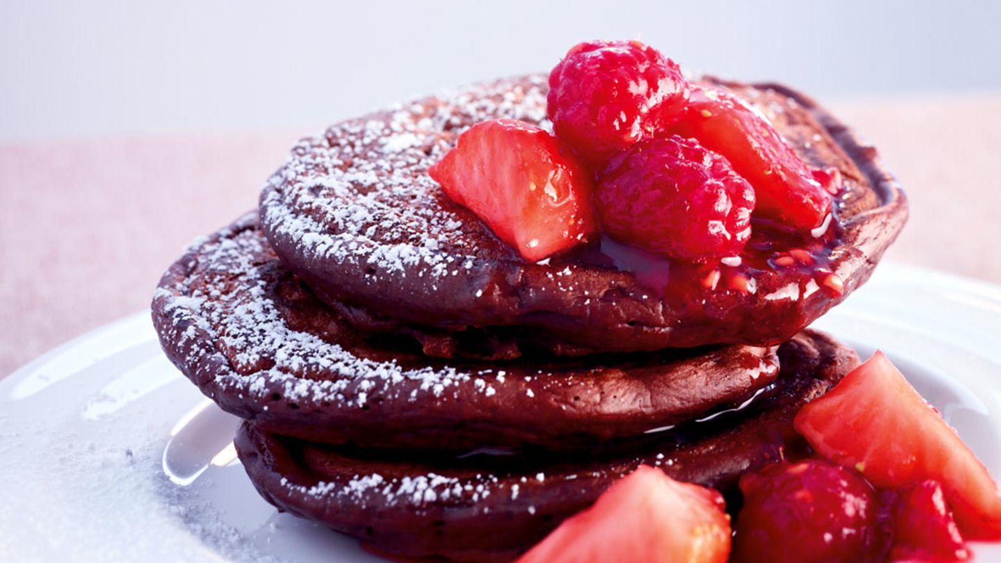 Schoko-Pancakes Rezept