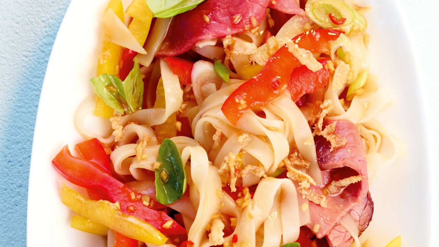Reisnudelsalat Rezept
