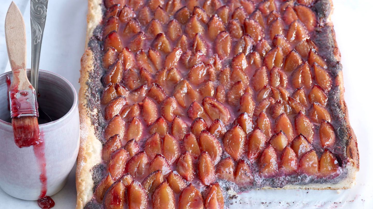 Zwetschgen-Mohn-Blechkuchen Rezept