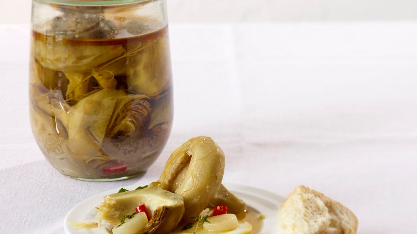Eingemachte Artischocken Rezept