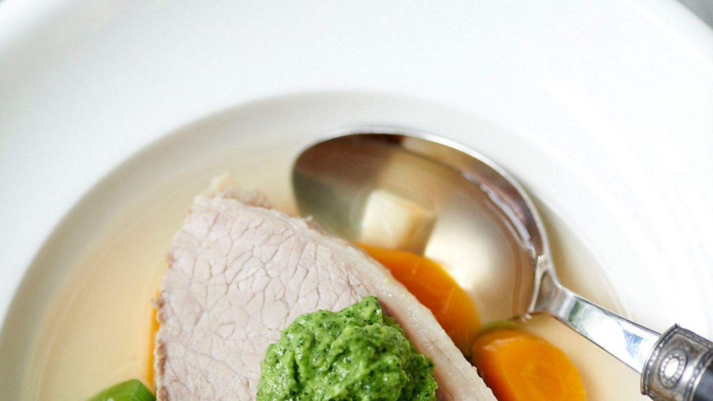 Kalbstafelspitz mit Rauke-Pesto Rezept
