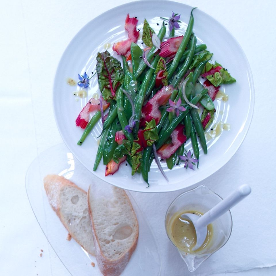 Zuckerschoten in Salat - [ESSEN UND TRINKEN]