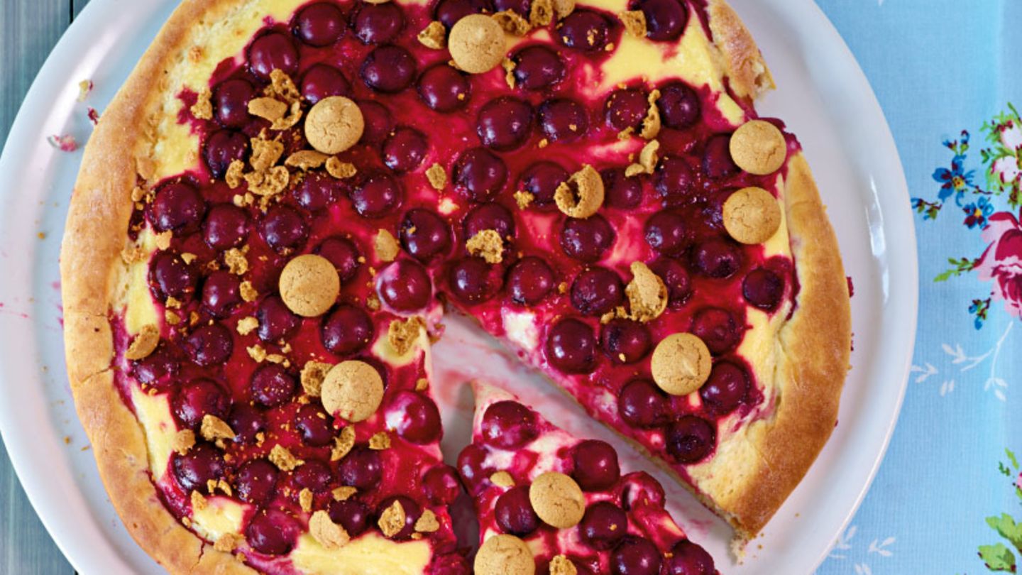 Kirsch-Pizza Rezept