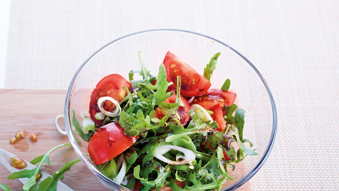 Tomatensalat mit Rauke Rezept