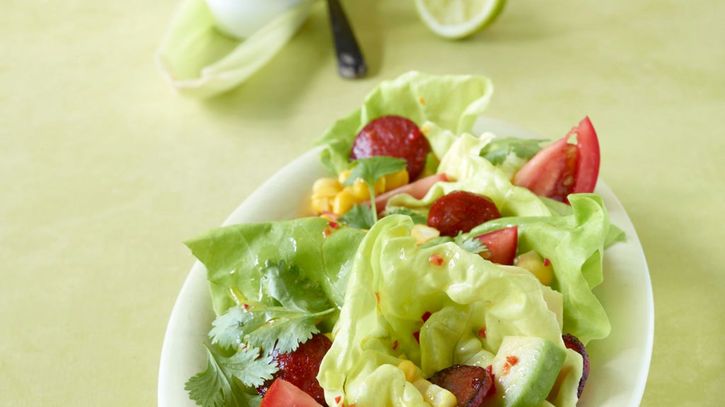 Maissalat mit Chorizo Rezept