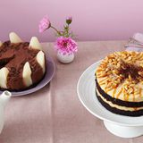 Schokomousse-Birnen-Torte