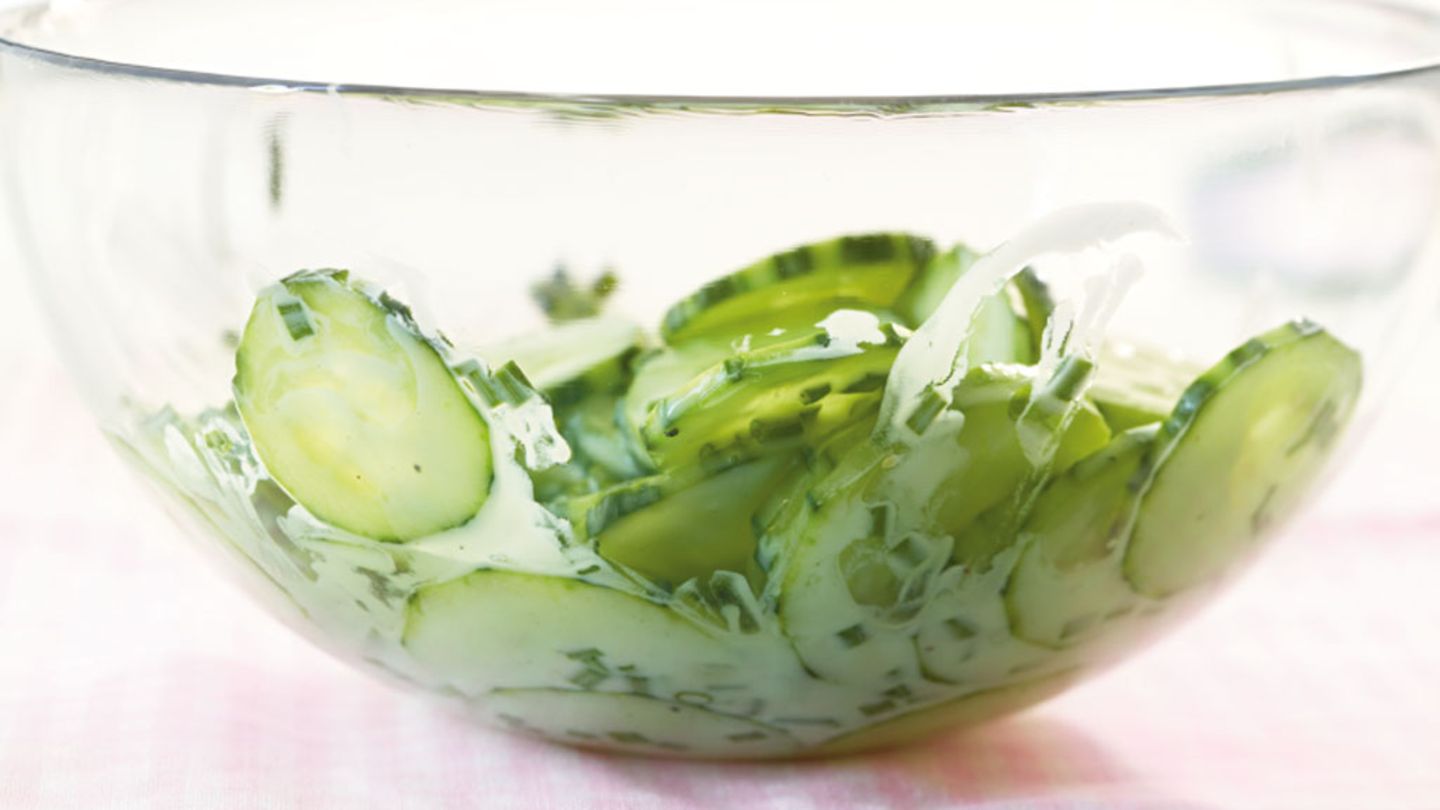 Schnittlauch-Gurkensalat Rezept