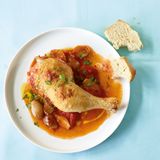 Tomaten-Vermouth-Hähnchen
